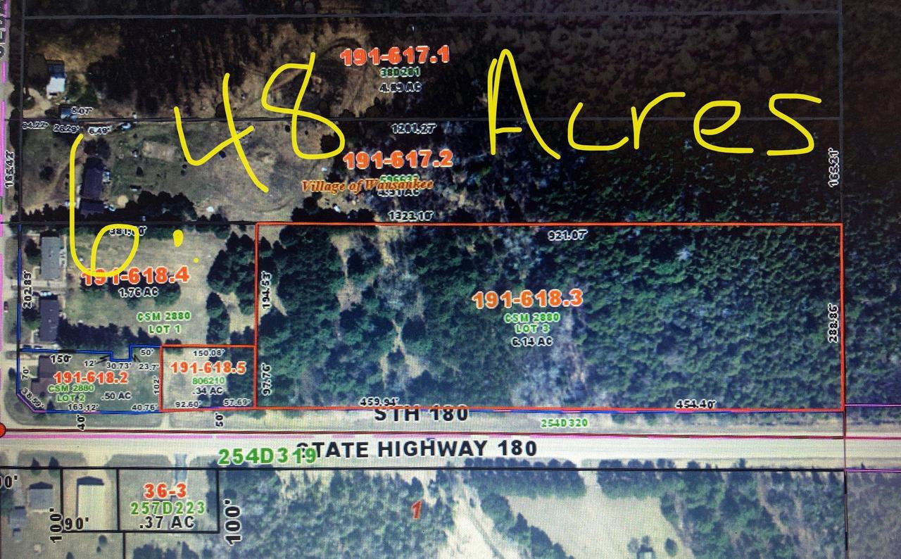 6.48 Acres Hwy 180, Wausaukee, WI 54177