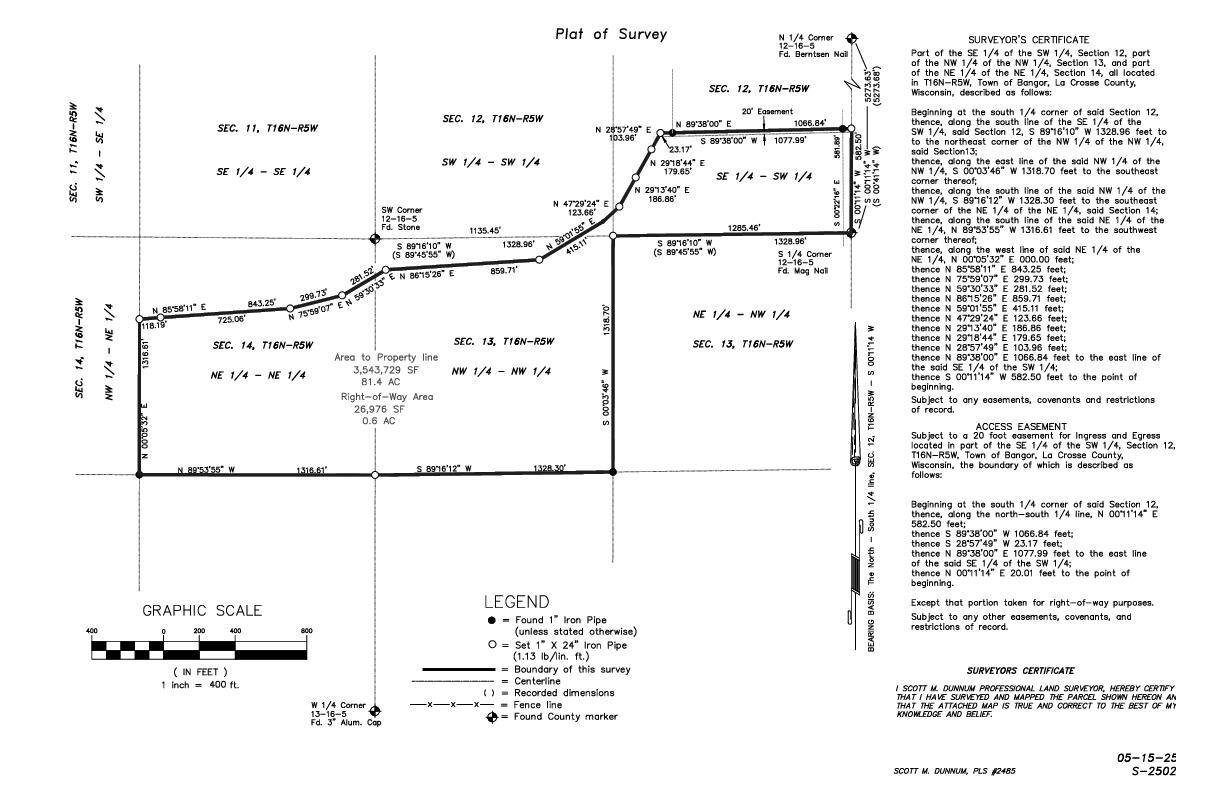 N4143 County Road J -, Bangor, WI 54614