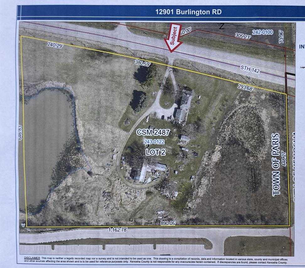 12901 Burlington Rd, Paris, WI 53144