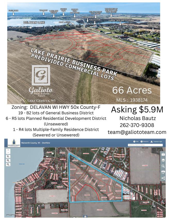 Lt1-Lt26 Highway 50 -, Delavan, WI 53115