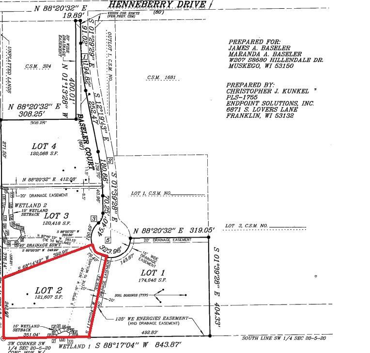 Lot 2 Baseler Ct, Muskego, WI 53150