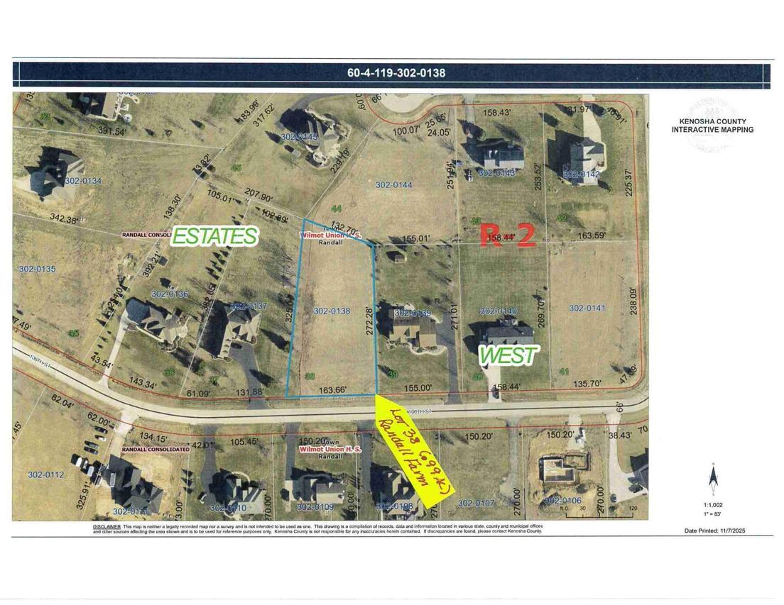 Lt38 106th St, Randall, WI 53128