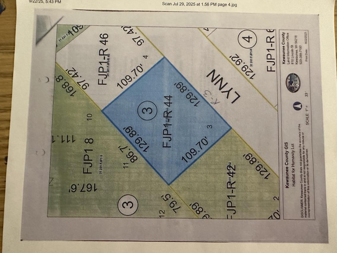 Lt3 Carrie Lynn Ave, Algoma, WI 54201