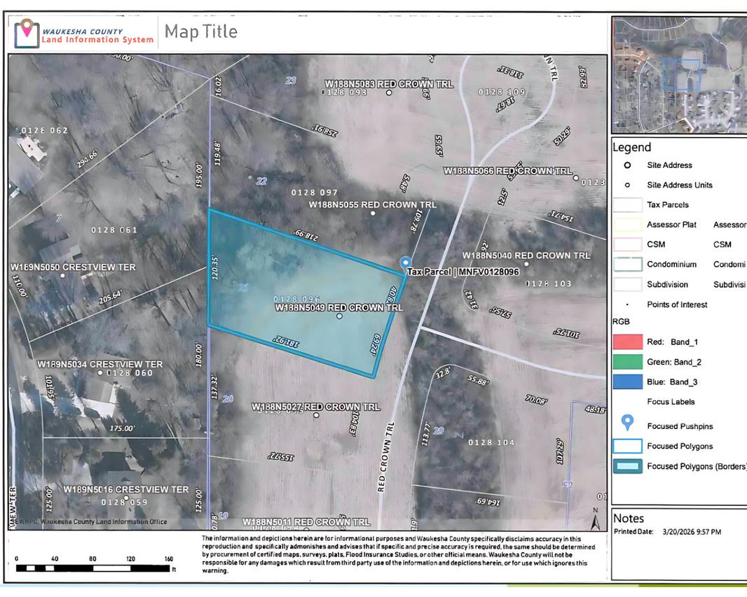 W188N5049 Red Crown Trl, Menomonee Falls, WI 53051
