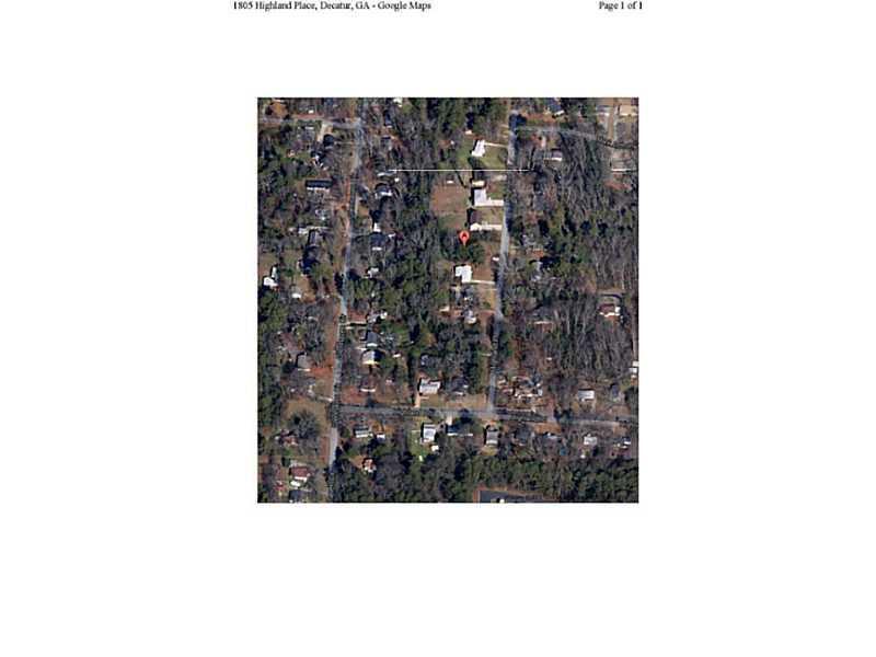 1805 Highland Pl., Decatur, GA 30035