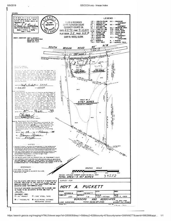 S Bogan Rd., Buford, GA 30519