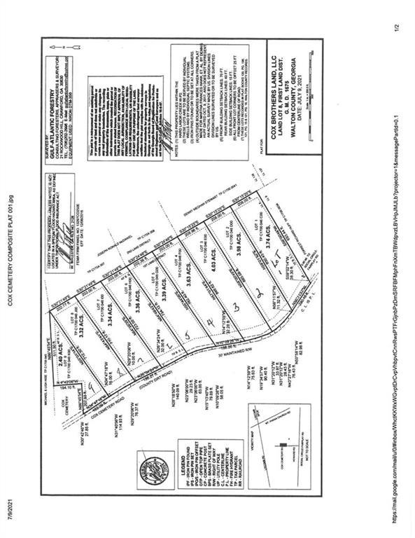 Cox Cemetery Rd Lot 1-9, Social Circle, GA 30025
