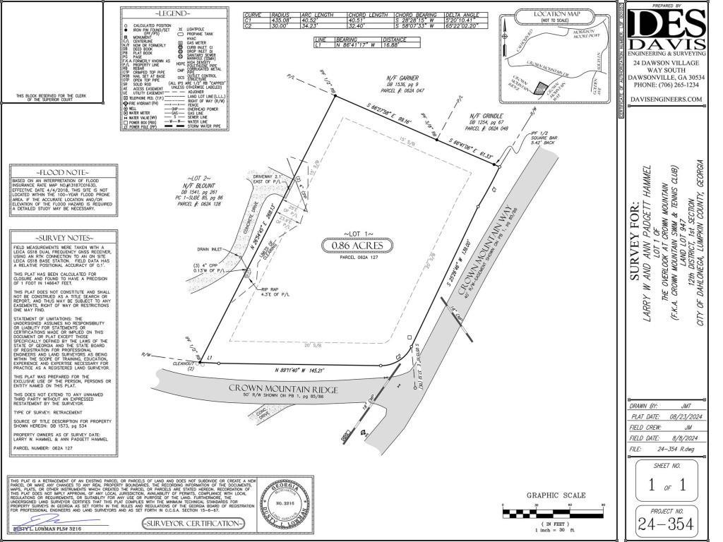 Lot 1 The Overlook At Crown Mountain, Dahlonega, GA 30533