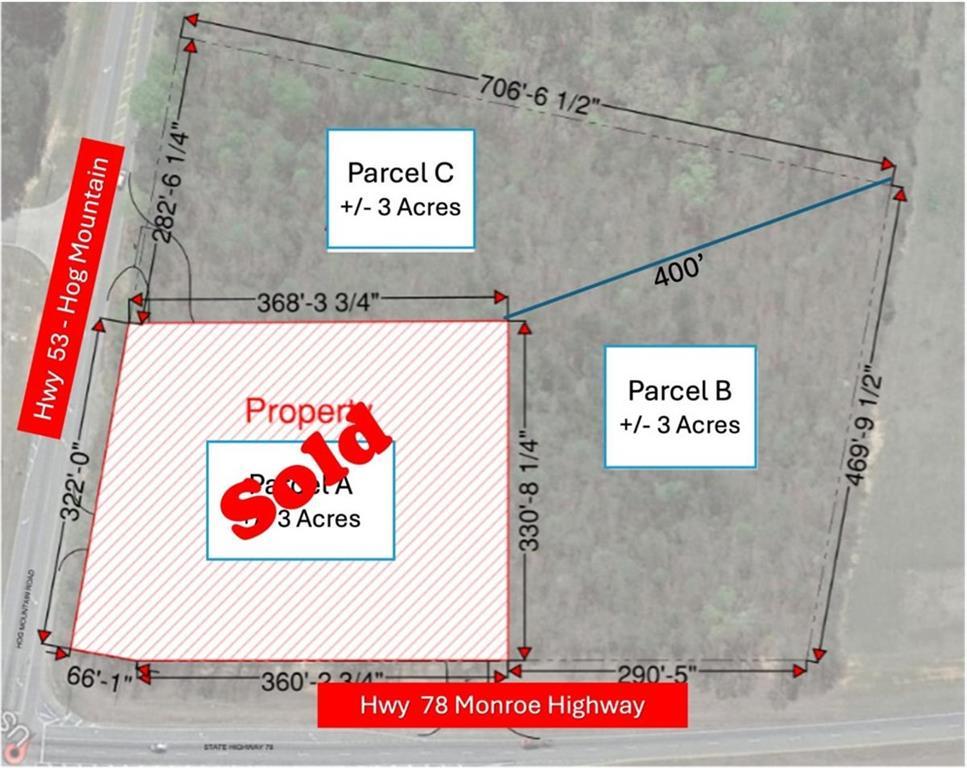 6601 Hog Mountain Hwy - Hwy 53, Bogart, GA 30622