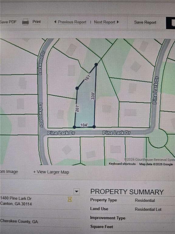 1480 Pine Lark Dr., Canton, GA 30114