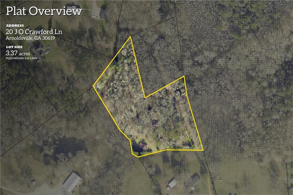 20 J O Crawford Ln., Arnoldsville, GA 30619