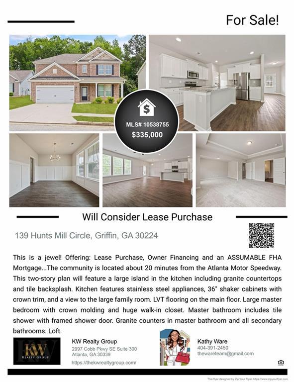 139 Hunts Mill Cir., Griffin, GA 30224