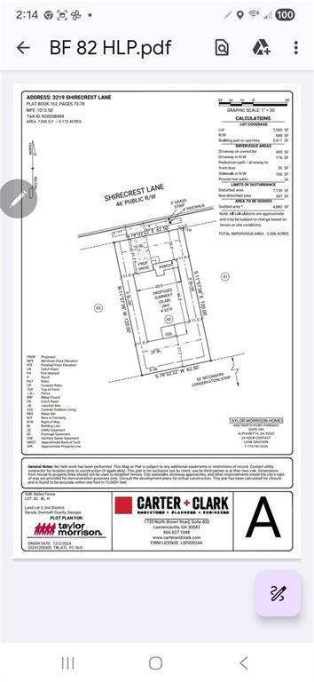 3219 Shirecrest Ln., Dacula, GA 30019
