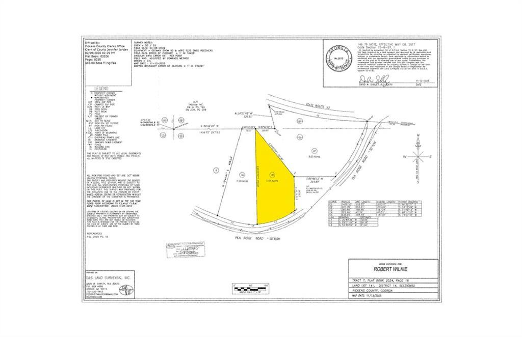 LOT 7B Pea Ridge Rd., Marble Hill, GA 30148