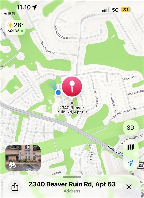 2340 Beaver Ruin Rd. #UN63, Norcross, GA 30071