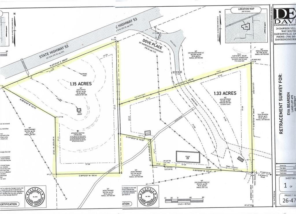 72 Dove Pl / Hwy 53, Dawsonville, GA 30534