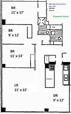 860 N Lake Shore Dr. #19J, Chicago, IL 60611