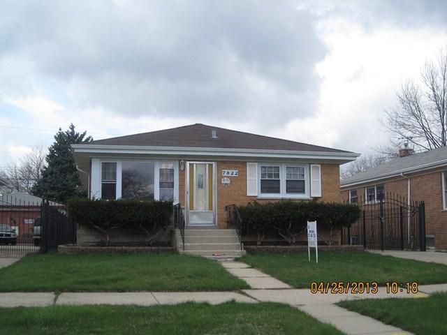 7822 S Kilbourn Ave., Chicago, IL 60652