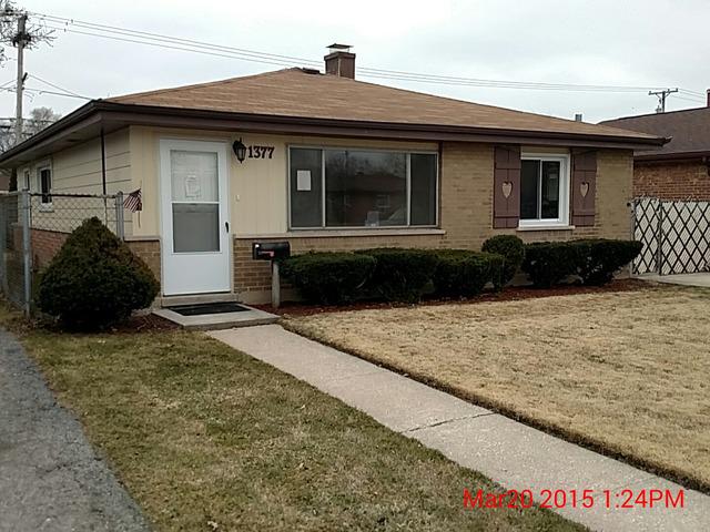 1377 Greenbay Ave., Calumet City, IL 60409