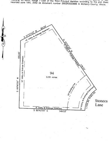 9605 Stonecastle Ln., Lakewood, IL 60014