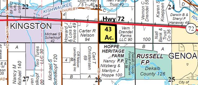 43 acres State Hwy 72, Kingston, IL 60145