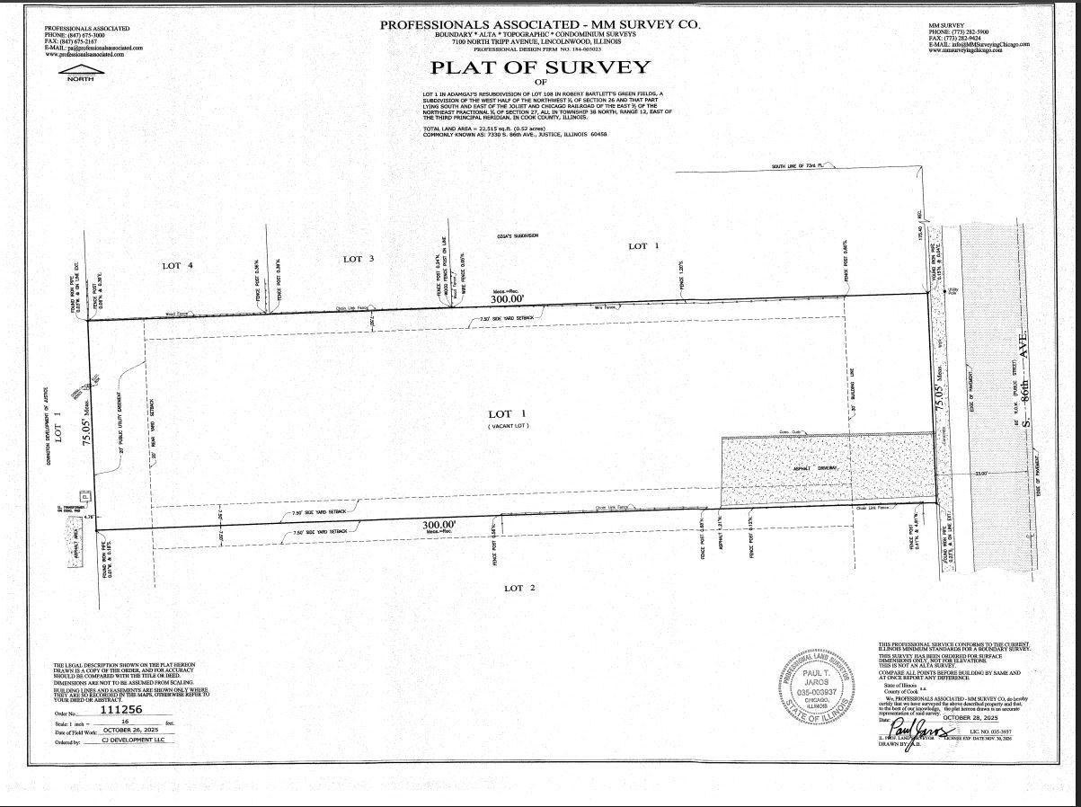 7330 S 86th Ave., Justice, IL 60458