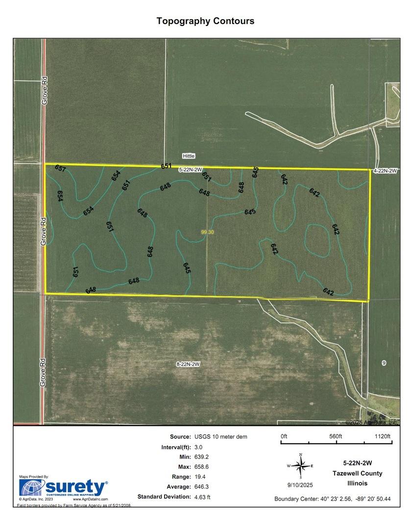 Vacant Grove Rd., Armington, IL 61721
