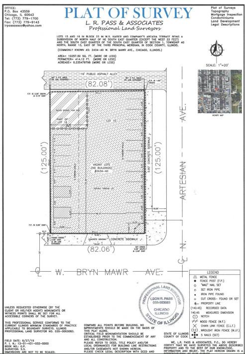 2434 W Bryn Mawr Ave., Chicago, IL 60659