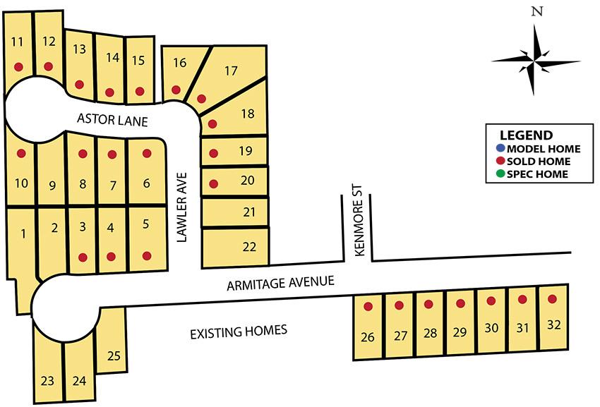 7 VACANT LOTS Armitage Ave., Addison, IL 60101