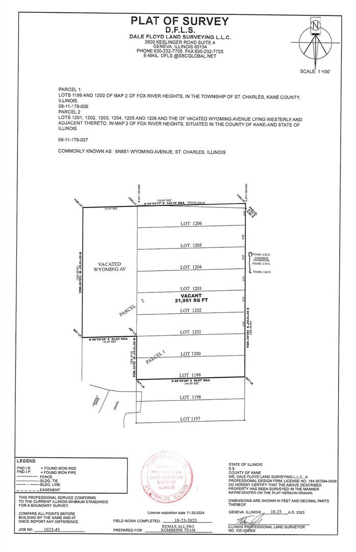 6N661 Wyoming Ave., St. Charles, IL 60174