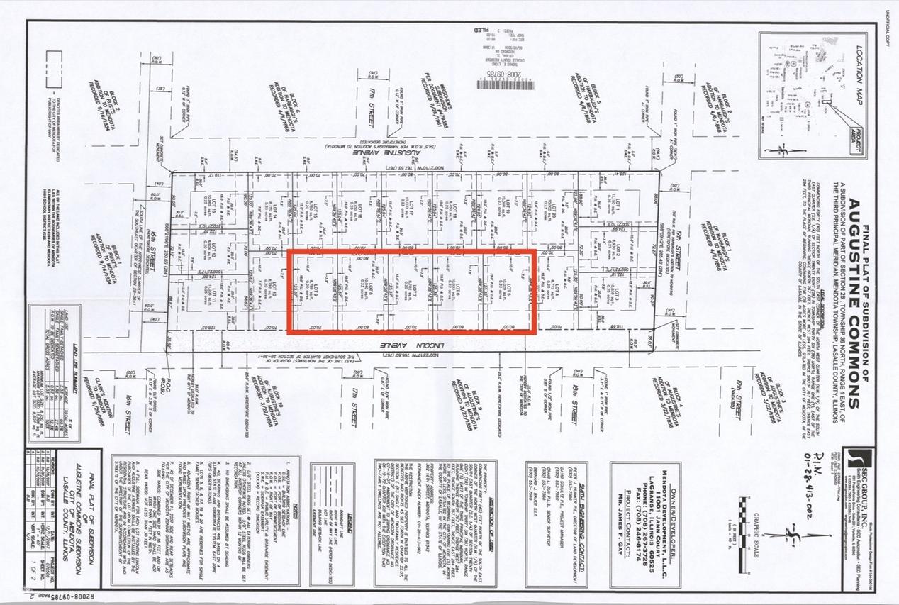 Lots 5-9 Lincoln Ave., Mendota, IL 61342