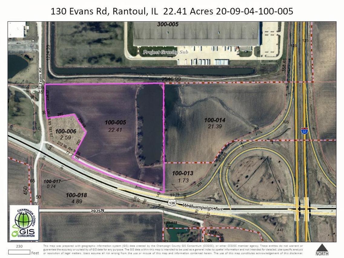 130 Evans Rd., Rantoul, IL 61866