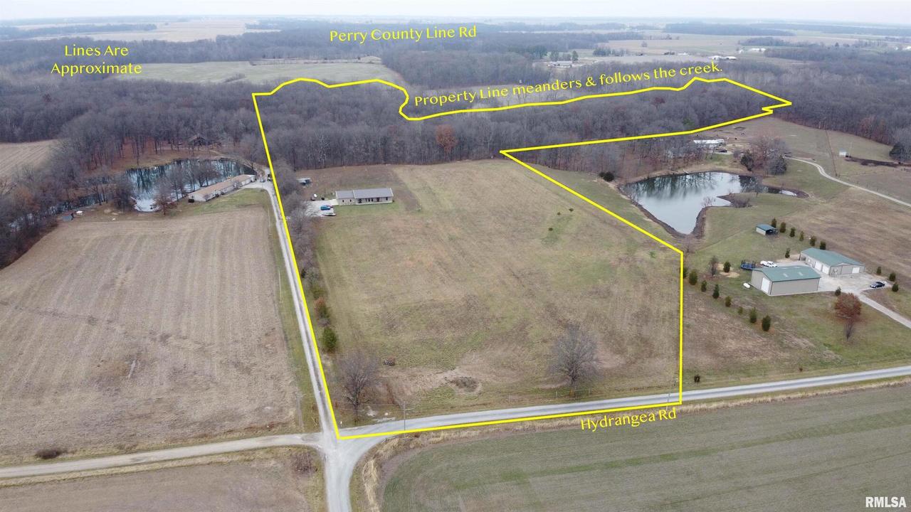 7009 Hydrangea Rd., Coulterville, IL 62237