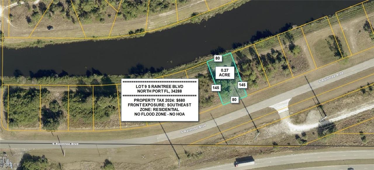 Lot 9 S Raintree Blvd, North Port, FL 34288
