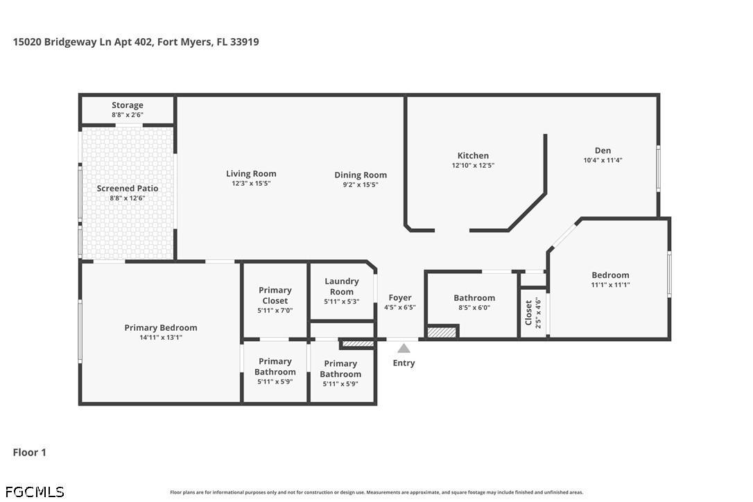 15020 Bridgeway Ln. #402, Fort Myers, FL 33919
