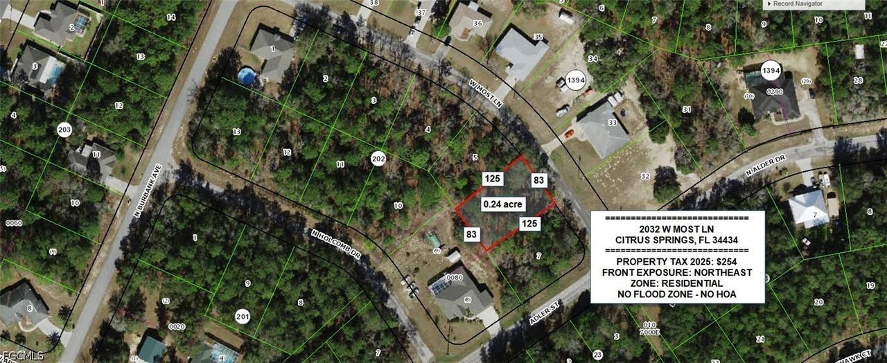 2032 W Most Ln., Citrus Springs, FL 34434