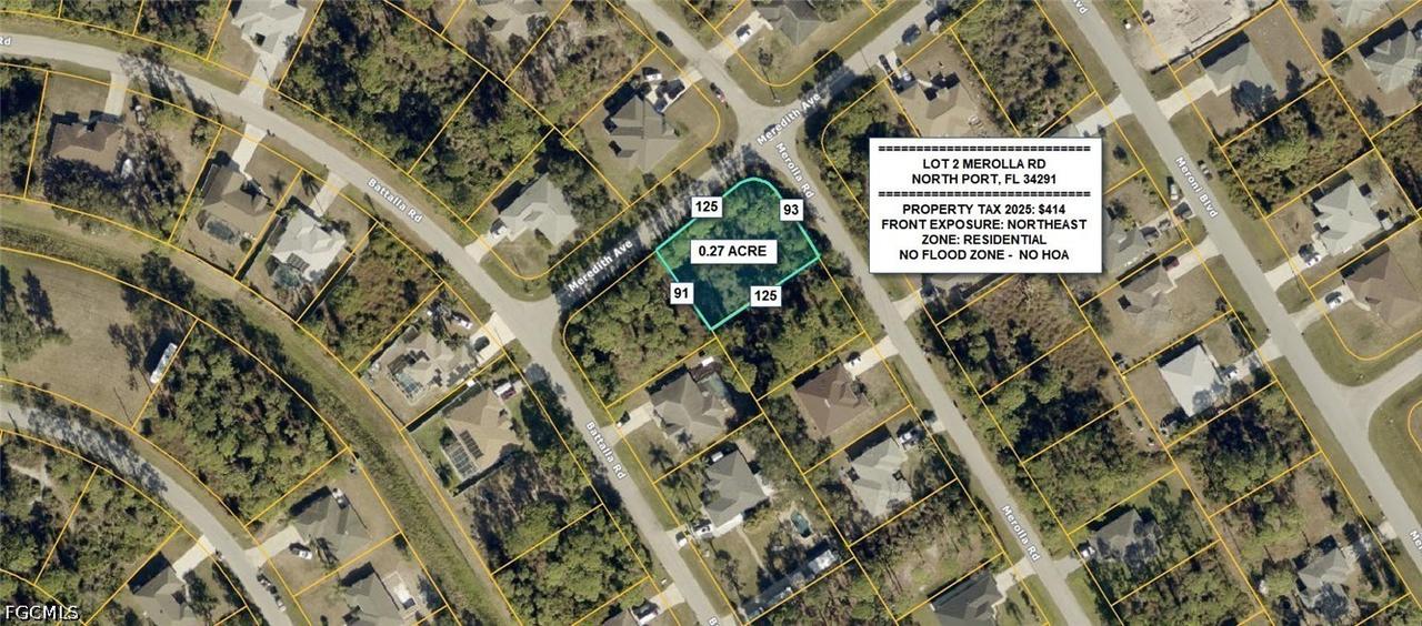 Lot 2 Merolla Rd., North Port, FL 34291