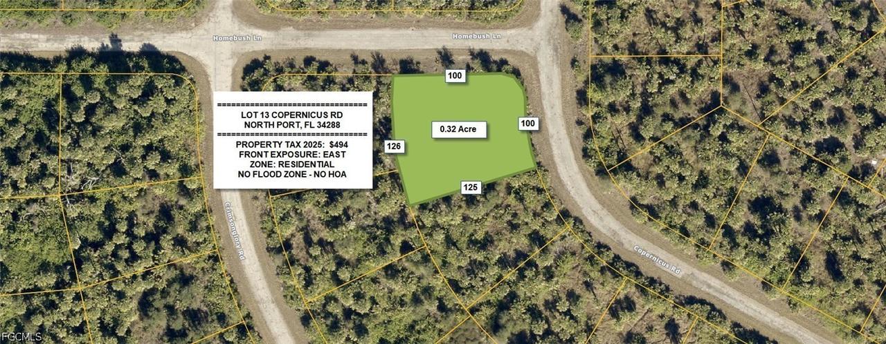 Lot 13 Copernicus Rd., North Port, FL 34288