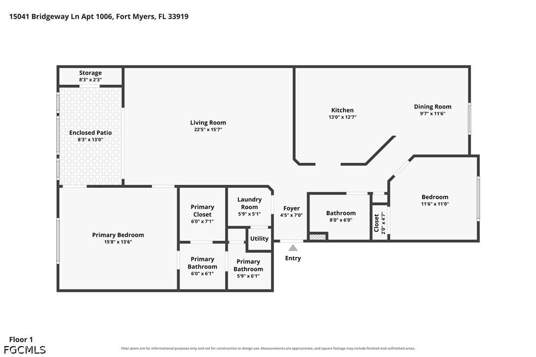 15041 Bridgeway Ln. #1006, Fort Myers, FL 33919