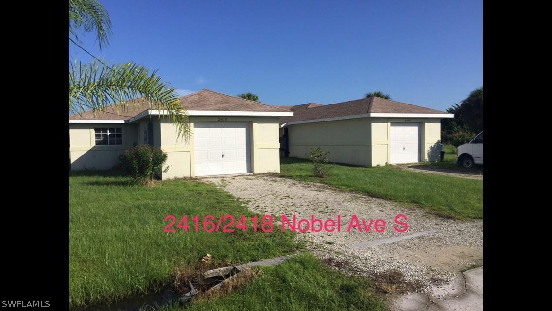 2416/2418 Nobel Ave., Lehigh Acres, FL 33973