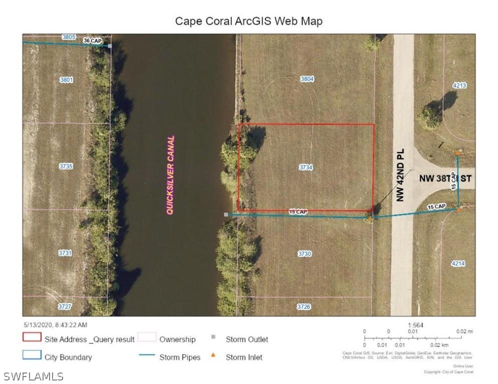 3734 NW 42nd Pl., Cape Coral, FL 33993