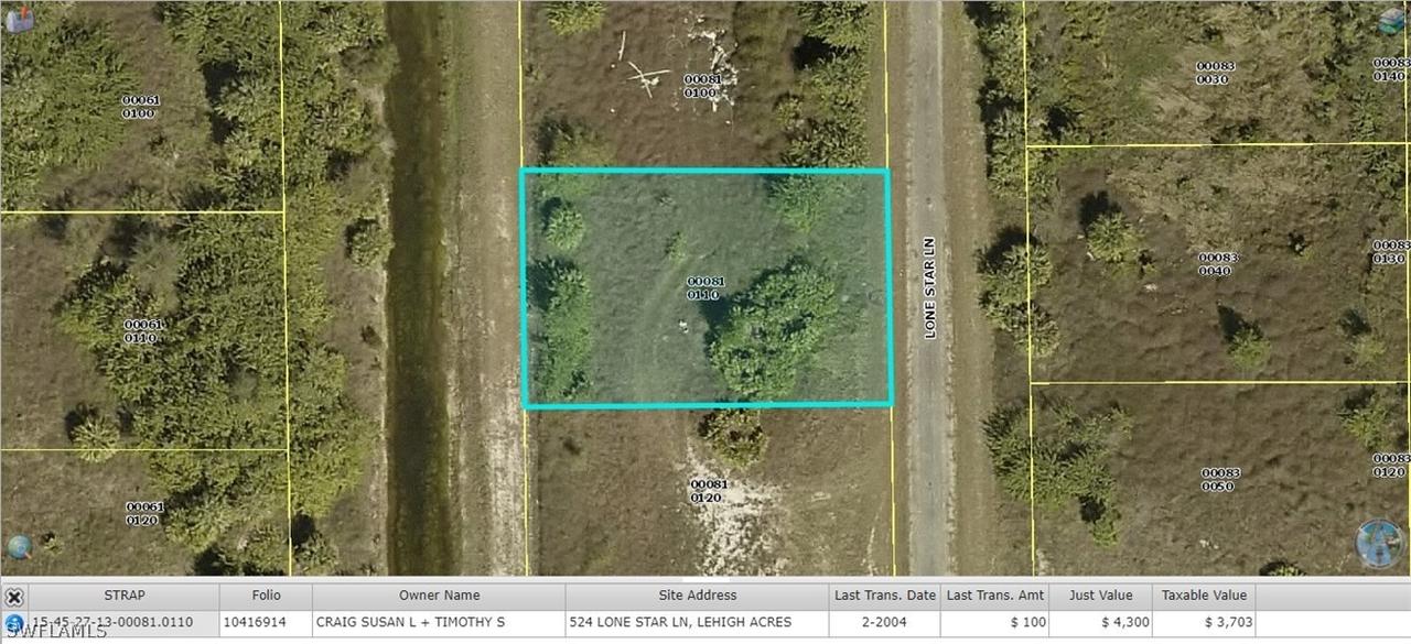 524 Lone Star Ln., Lehigh Acres, FL 33974