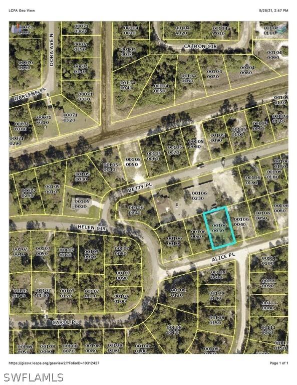 2518 Alice Pl., Lehigh Acres, FL 33971