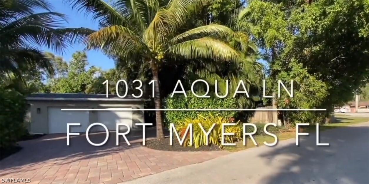 1031 Aqua Ln., Fort Myers, FL 33919