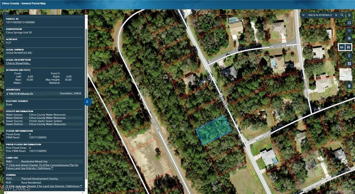 10676 N Athenia Dr., Citrus Springs, FL 34434