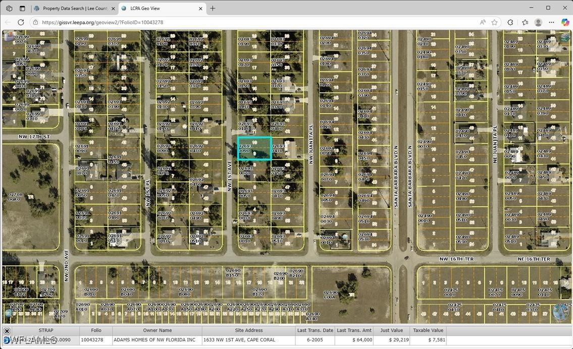 1633 NW 1st Ave., Cape Coral, FL 33993