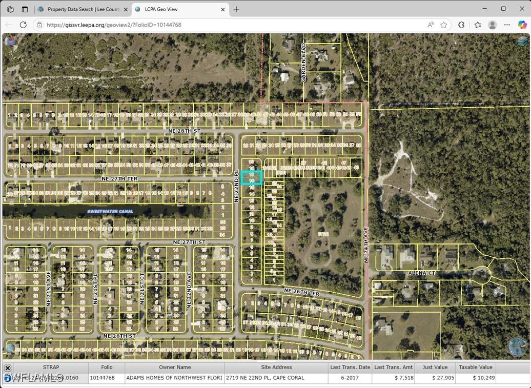 2719 NE 22nd Pl., Cape Coral, FL 33909