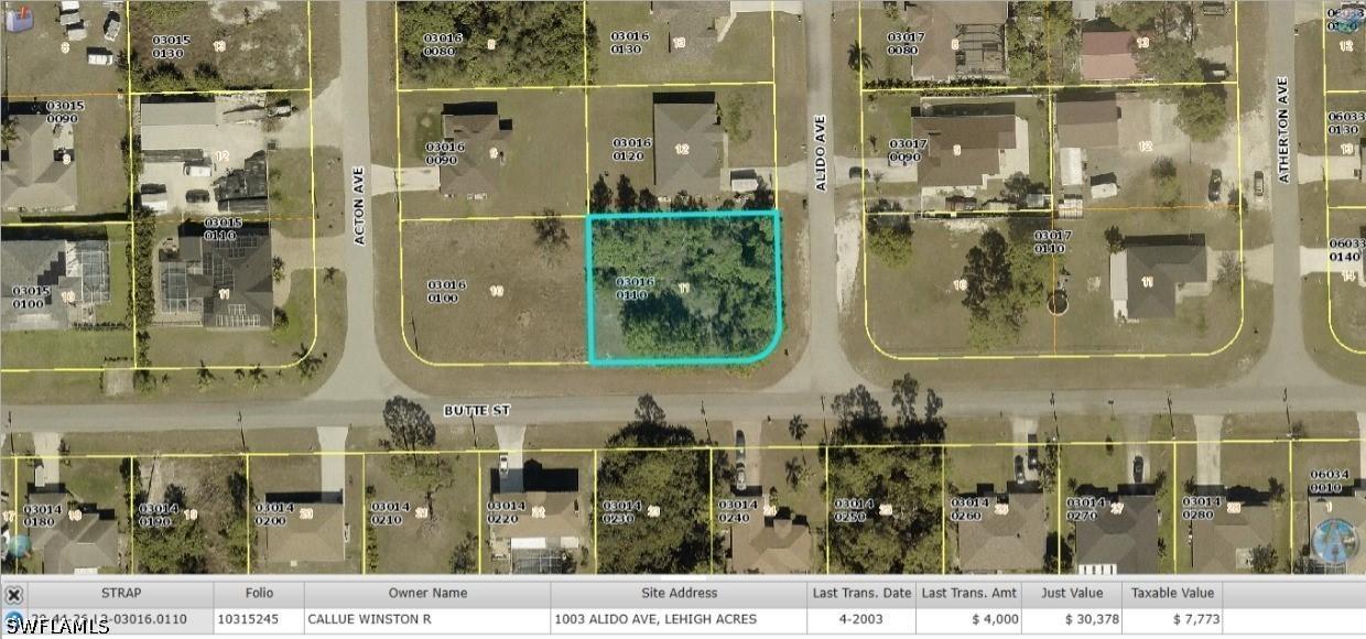 1003 Alido Ave., Lehigh Acres, FL 33971