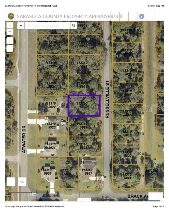 Russellville St., North Port, FL 34288