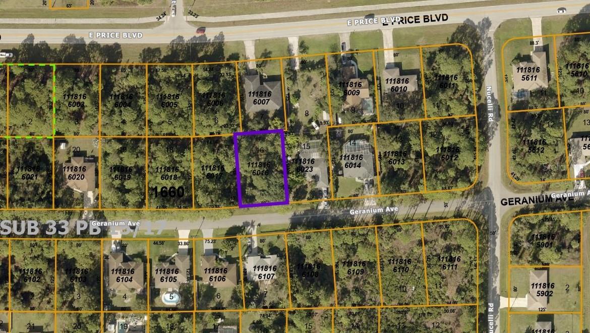 Geranium Ave., North Port, FL 34288
